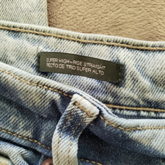 Wild Fable Super High Rise Straight Jeans - Picture 2 of 7